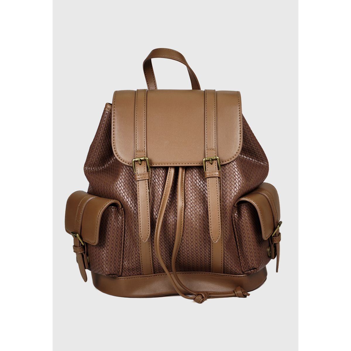 EDA MANZINI - Mochila Megan Taupe EDA MANZINI