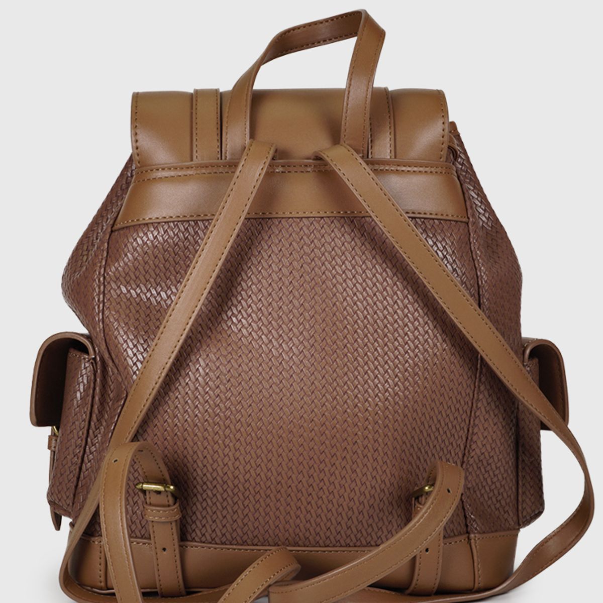 EDA MANZINI - Mochila Megan Taupe EDA MANZINI