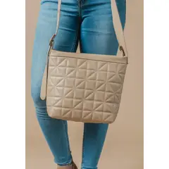 EDA MANZINI - Cartera Jissany Beige