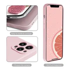 GENERICO - Carcasa para iPhone 13 Pro Max Silicona Antideslizante Suave