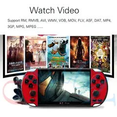 GENERICO - Consola Retro Gaming 4.3 Pulgadas Pantalla, Juegos Clásicos Vídeos