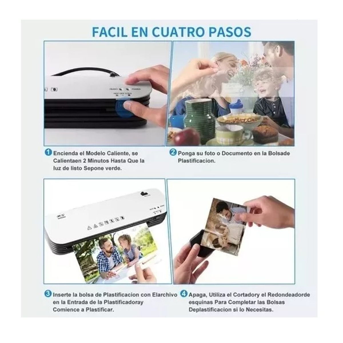 SHOP EHOME BAG - PLASTIFICADORA  TERMOLAMINADORA CALIENTE A 4