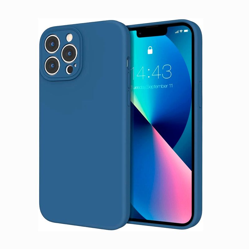 GENERICO - Carcasa para iPhone 13 Pro Silicona Antideslizante Suave