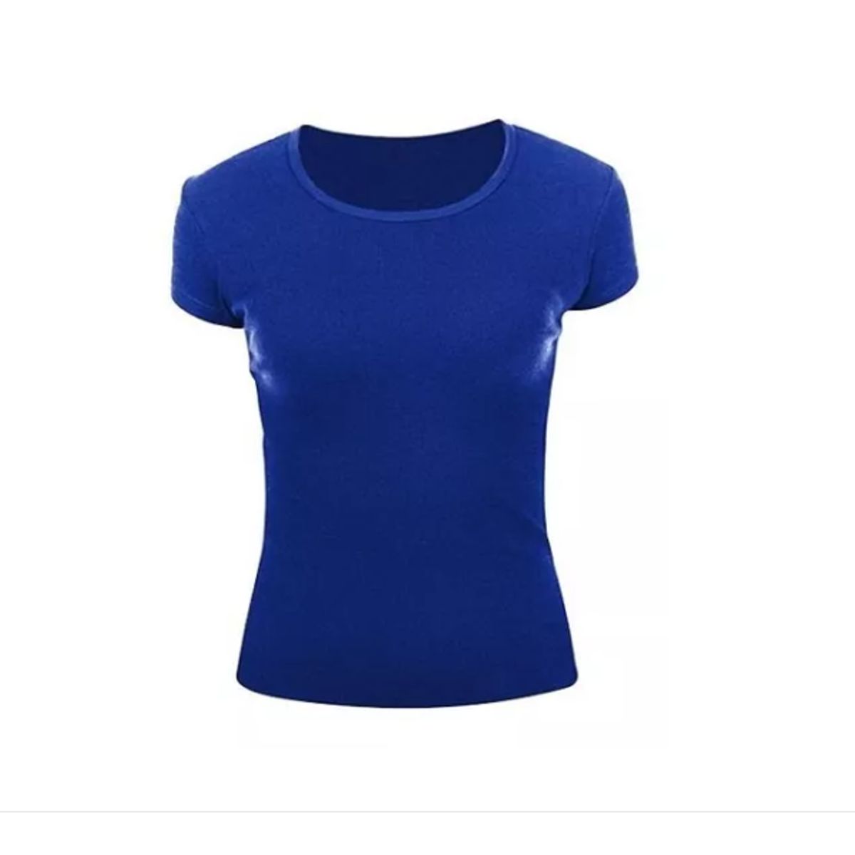 GENERICO - Polera Manga Corta Algodón Mujer Dama Elasticada