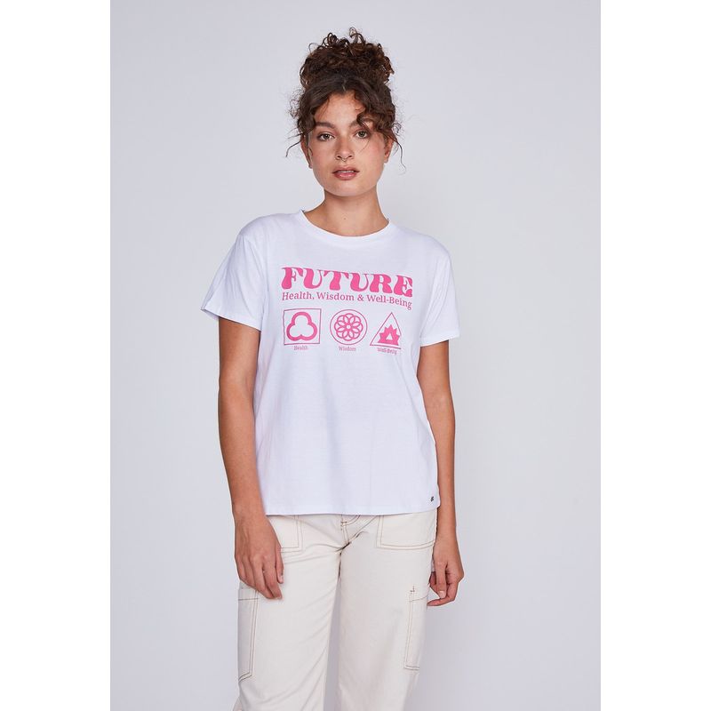 SIOUX - Polera Mujer Future Blanco Sioux