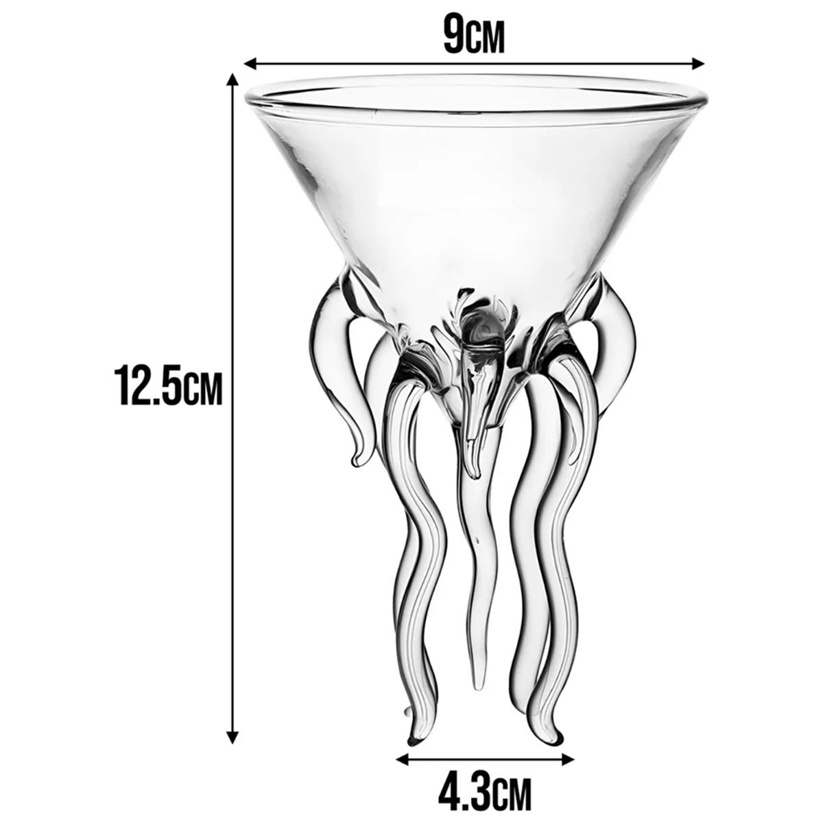GENERICO - Copa Cóctel Cocktail Pulpo Martini Tragos Vaso Bar