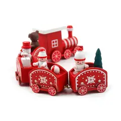 GENERICO - Mini Tren Navideño Decorativo Pack 2