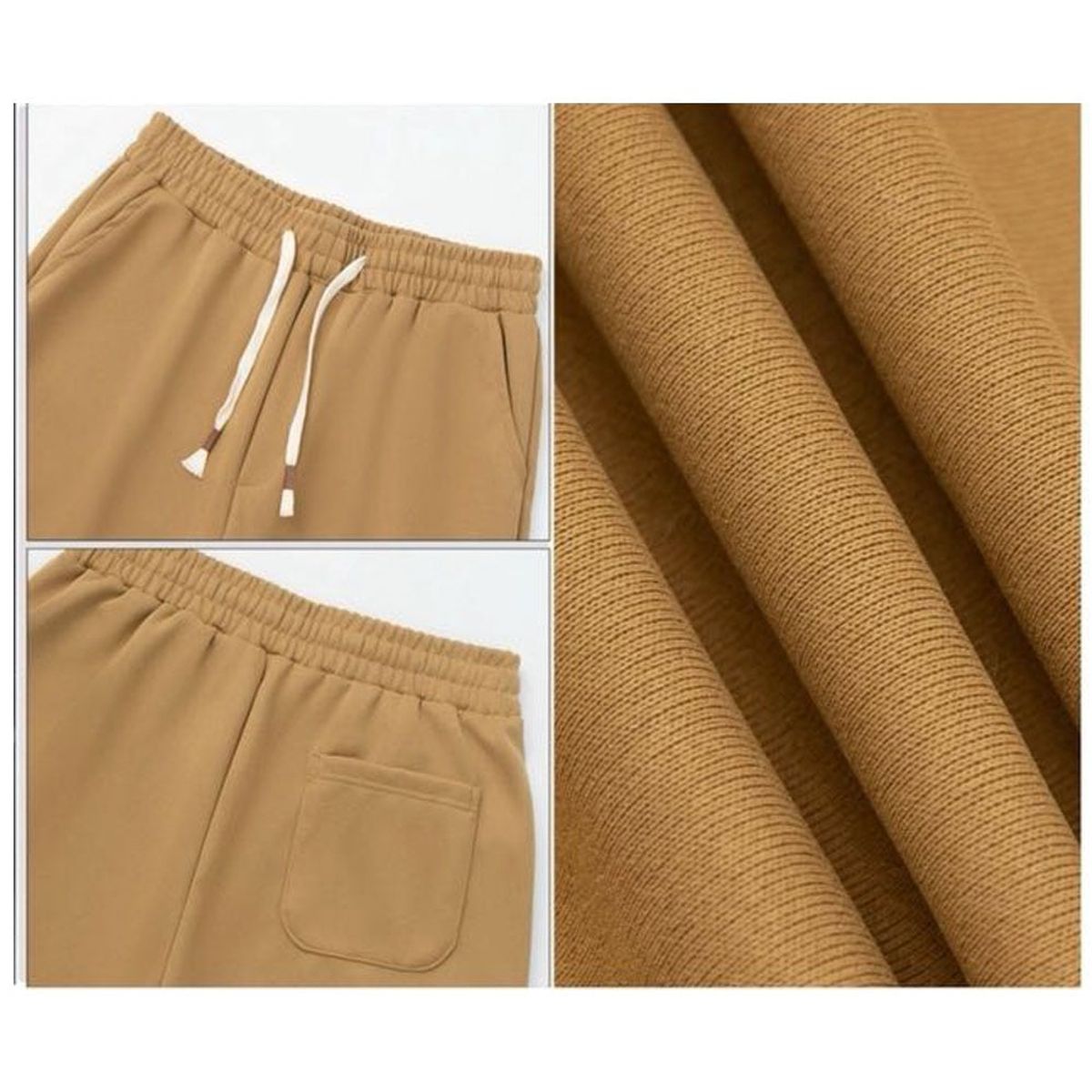 EVERSO - Pack 3 Pantalones Buzo Hombre Algodón Sin Puño