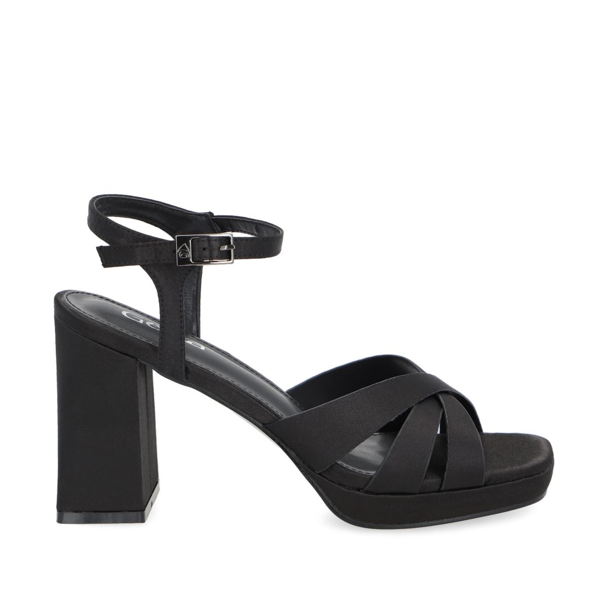 GOTTA - Sandalia Mujer Taco Negra  45902