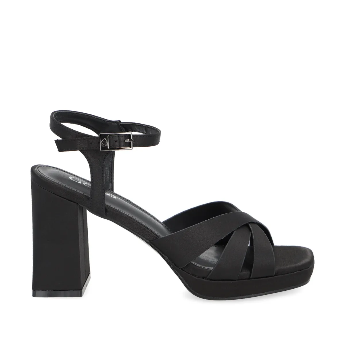 GOTTA - Sandalia Mujer Taco Negra  45902