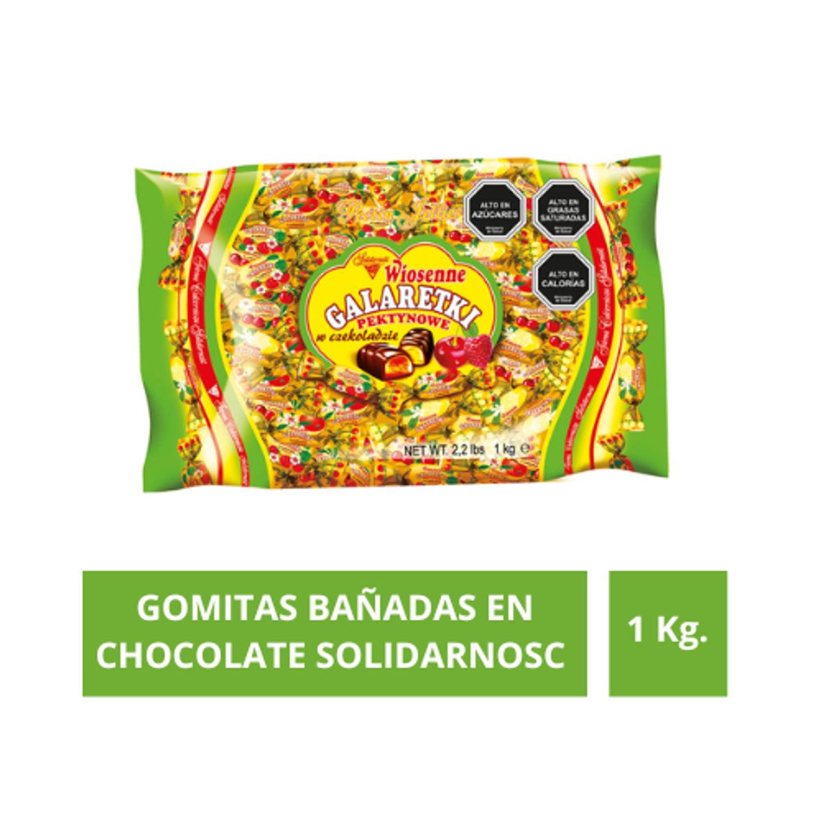 SOLIDARNOSC - Gomitas Bañadas En Chocolate Solidarnosc 1kg