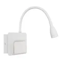 BP ILUMINACION - Aplique Lectura Led 3w Luz Cálida Con Puerto Carga Usb Blanco BP