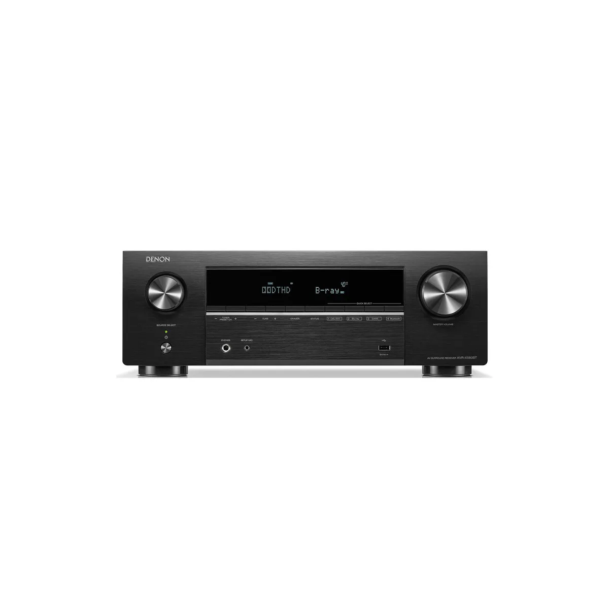 DENON - Receiver AV 5.2 CH 8K Denon AVR-X580BT