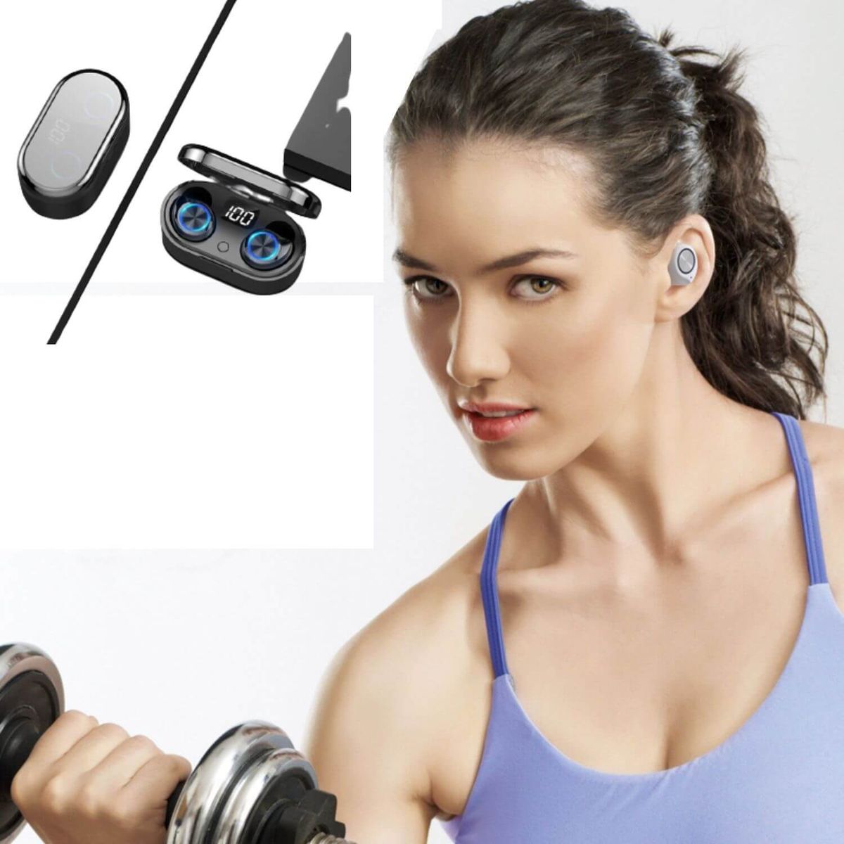 GENERICO - Audífonos Inalámbrico Gamer Android iPhone + 1 Reloj digital de regalo