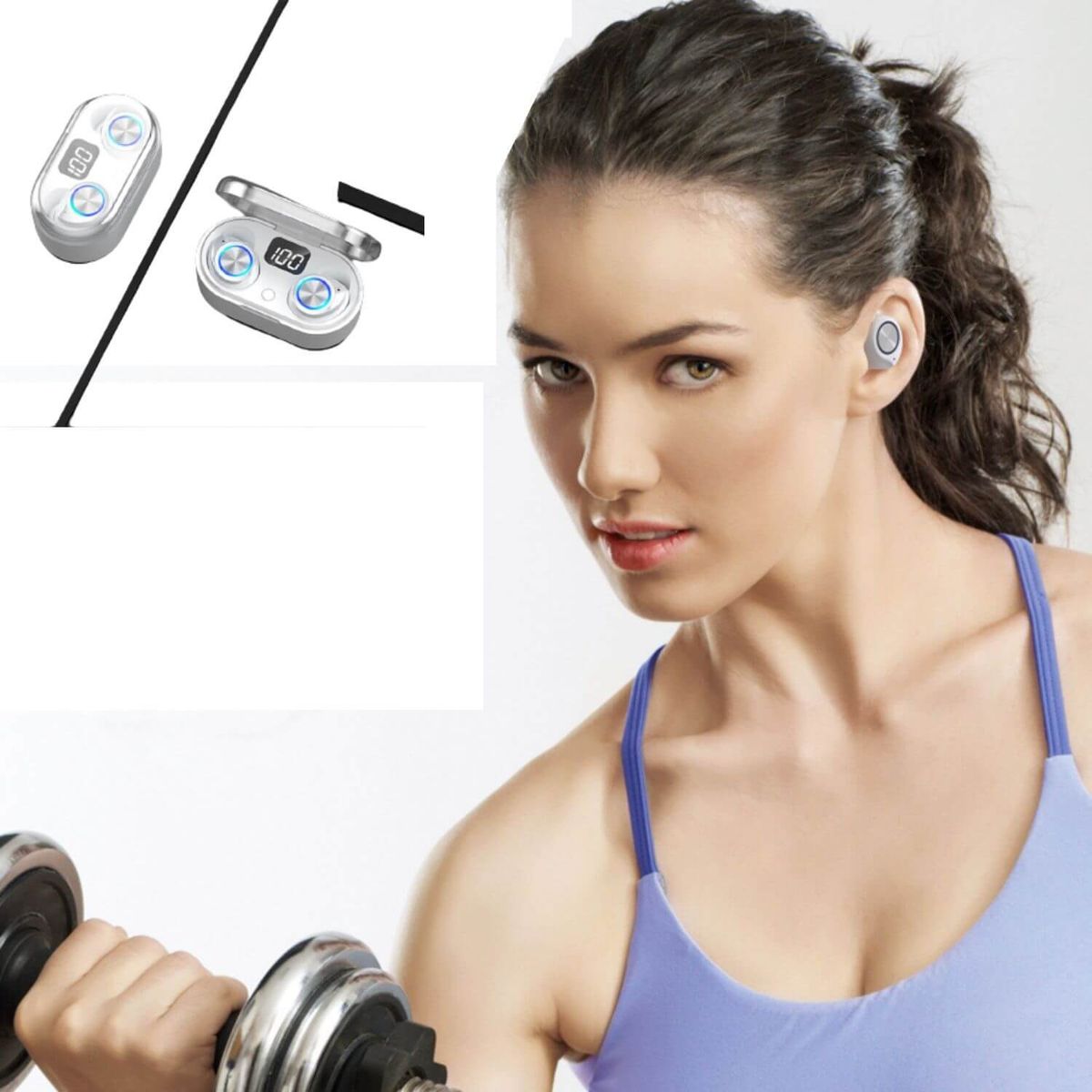 GENERICO - Audífonos Inalámbrico Gamer Android iPhone + 1 Reloj digital de regalo