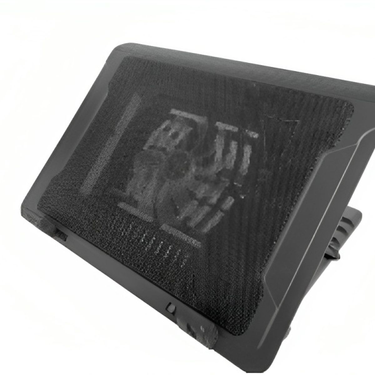 TECNOLAB - BASE VENTILACION PARA NOTEBOOK DE 9 A 17 PULGADAS CON LUZ LED. BLACK