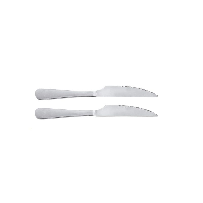 GENERICO - Cuchillos Para Carne o Bisteck Acero Inoxidable  23cm X6