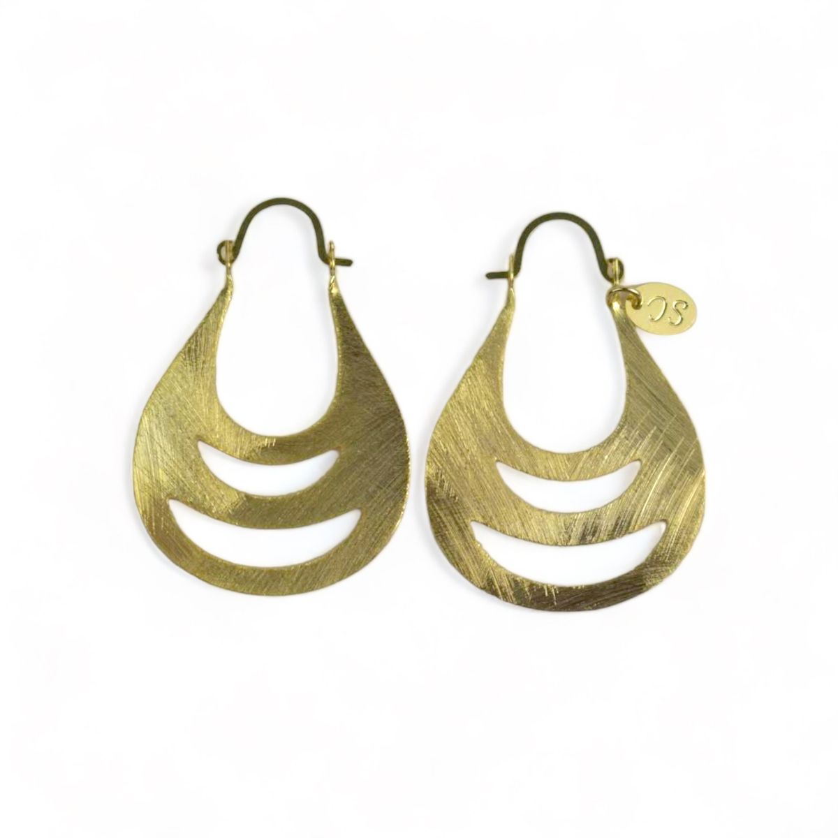 GENERICO - Aro Cultura Mapuche Peltre Bañado En Oro 24k