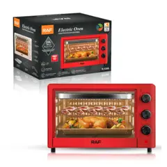 RAF - HORNO ELECTRICO MULTIFUNCION 24 LITROS 1200W RAF-5306 ROJO