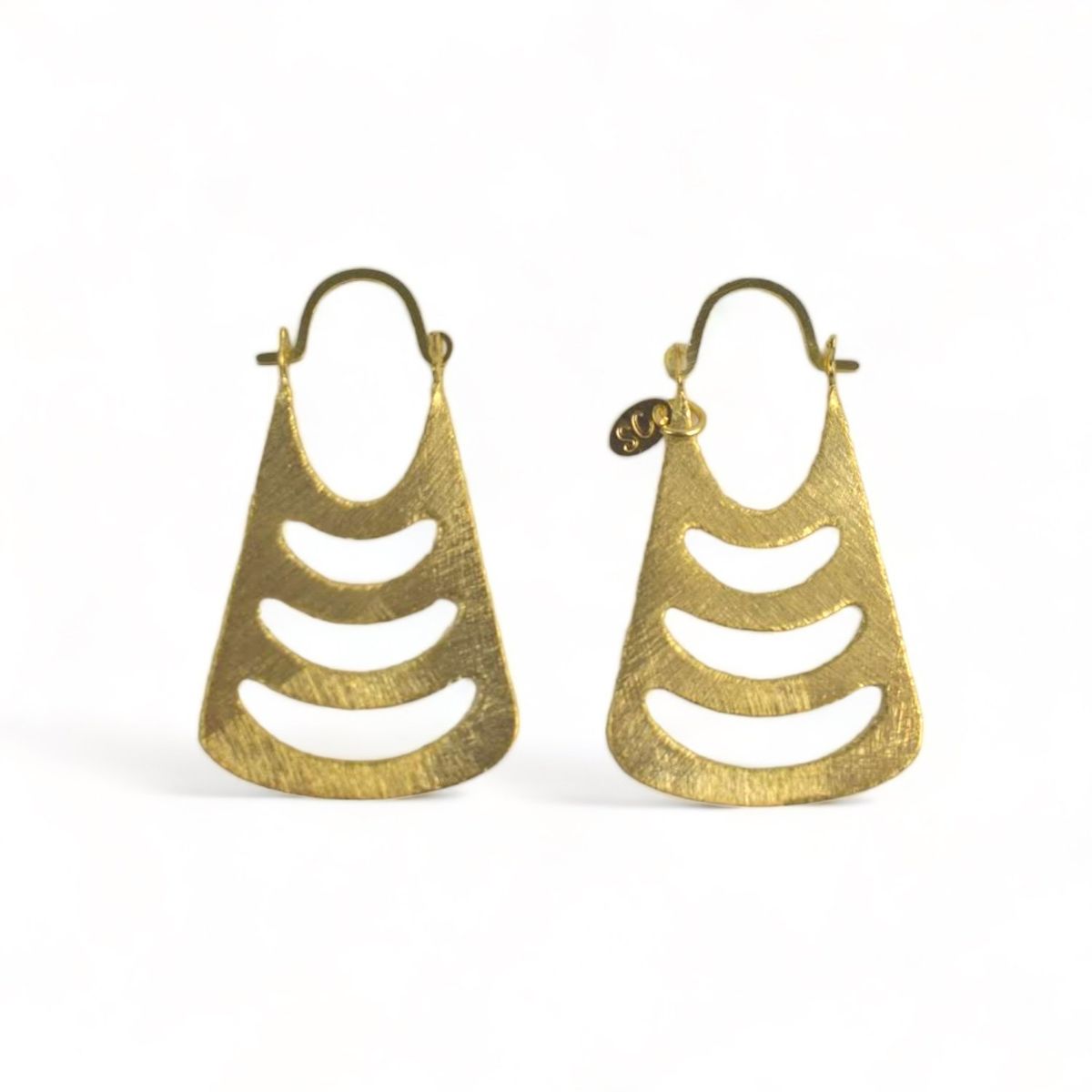 GENERICO - Aro Cultura Mapuche Peltre Bañado En Oro 24k