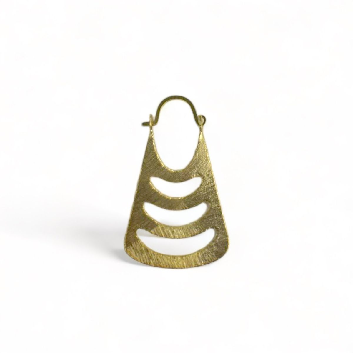 GENERICO - Aro Cultura Mapuche Peltre Bañado En Oro 24k