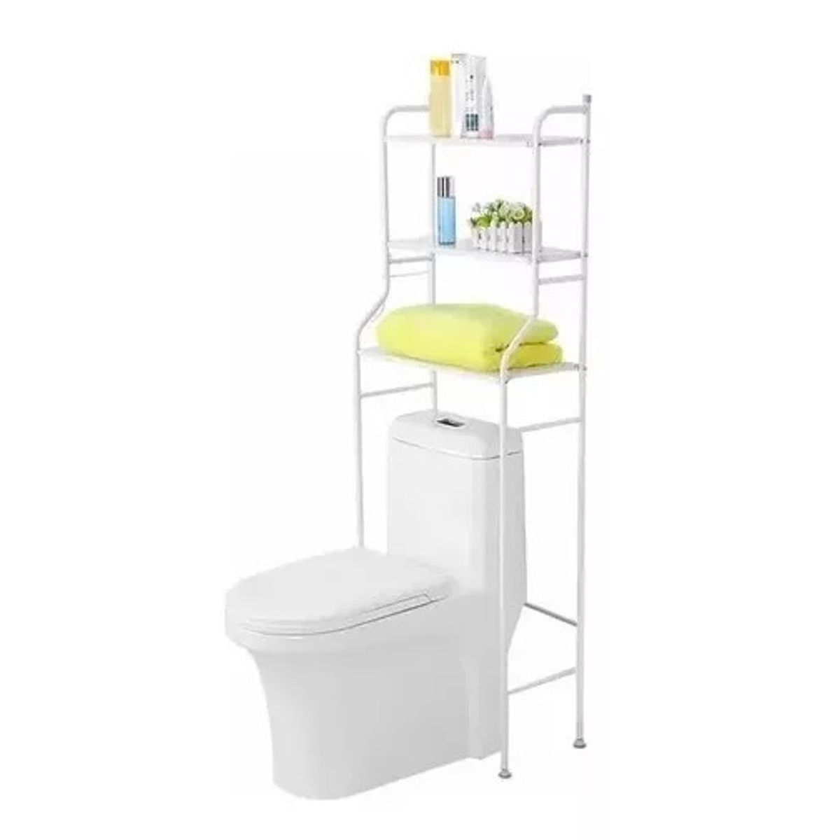 SHIVA CHILE LTDA - Repisa Baño Muebles Organizador Fierro Portatil Estantes