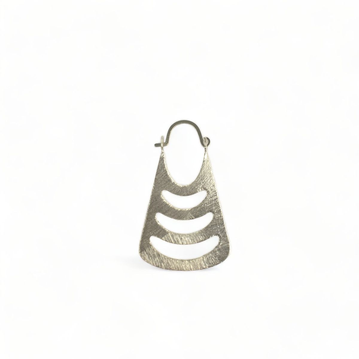 GENERICO - Aro Cultura Mapuche Peltre Bañado En Plata