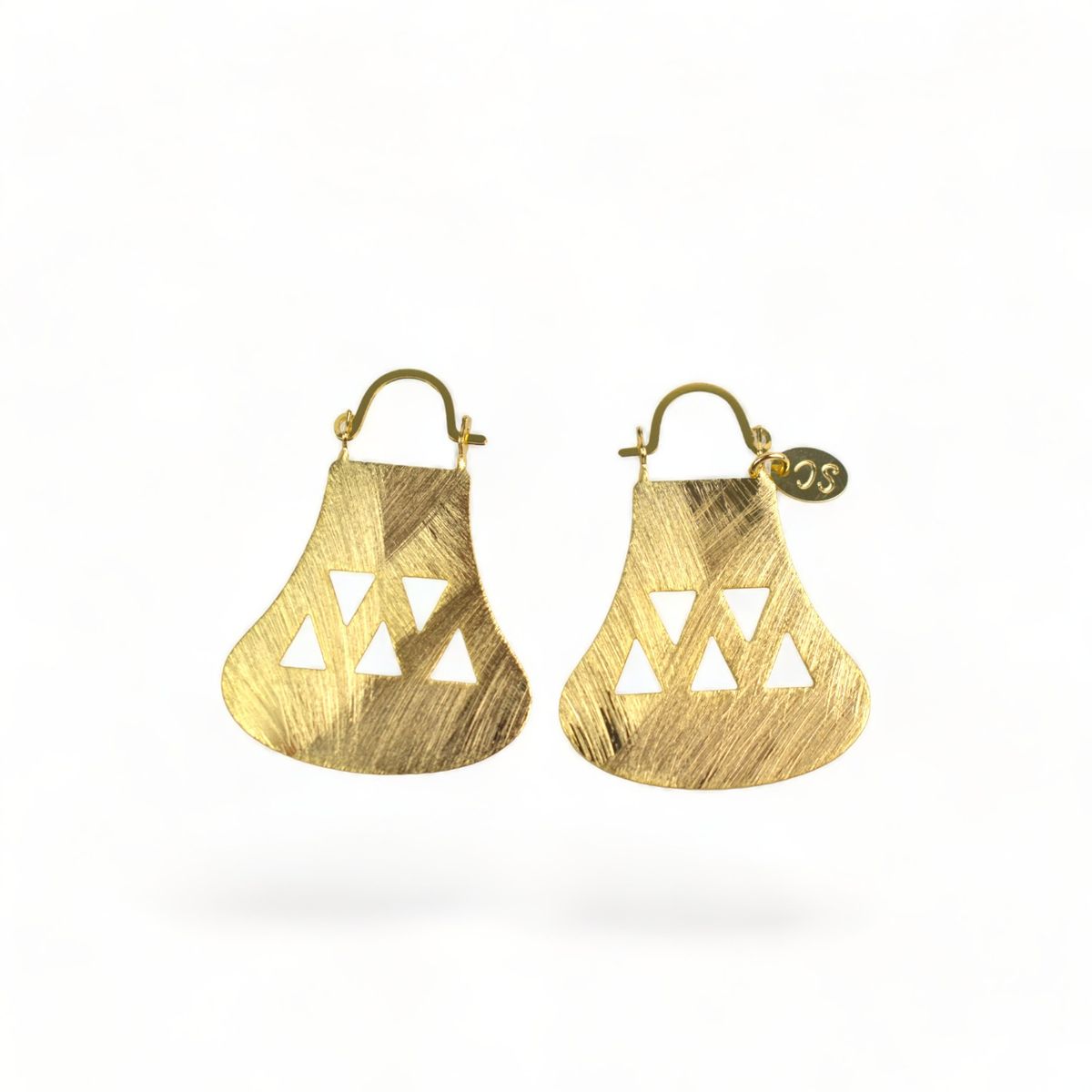 GENERICO - Aro Cultura Mapuche Peltre Bañado En Oro 24k