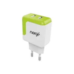 NORGE - Cargador 2 Usb De Pared 220v