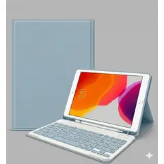 GENERICO - Funda Celeste Para Ipad 10.9 Teclado Magnetico
