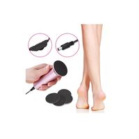 Removedor De Callos Eléctrico Para Pies + 60 Pcs Lijas Negro