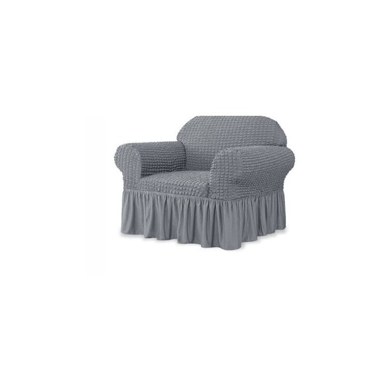GENERICO - Cubre Sofa Turco De 1 cuerpo Gris