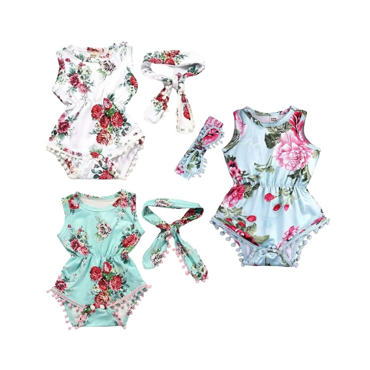 JUMP KIDS - Body Floreado con Cinta para Bebé Niña Jump Kids Surtido