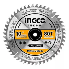 INGCO - Disco De Corte P/ Aluminio 10 Pulgadas 80 Dientes