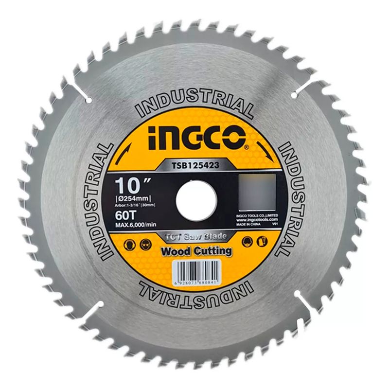INGCO - Disco De Corte 60 Dientes 10 Pulgadas Ingco Tsb125423