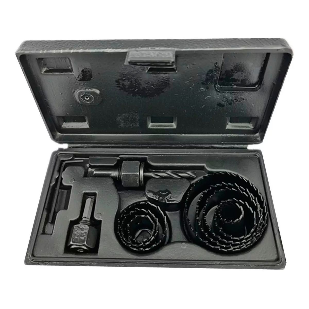 GENERICO - Juego Hoja Broca Sierra Copa Para Madera 11 Piezas Asaki