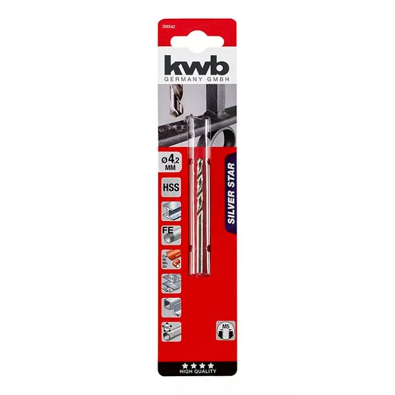 KWB - Broca Para Metal Hss 4.2mm Kwb 206542