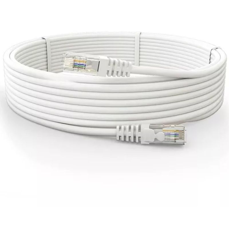 GENERICO - Cable De Red Lan Rj45 Cat 5e De 100 Mtrs Conexion A Internet