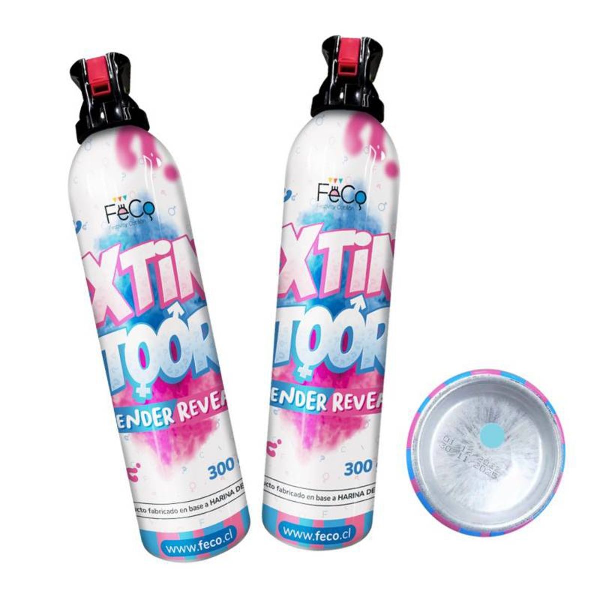 GENERICO - Extintor De Humo Revelacion Gender Reveal NIÑO - AZUL