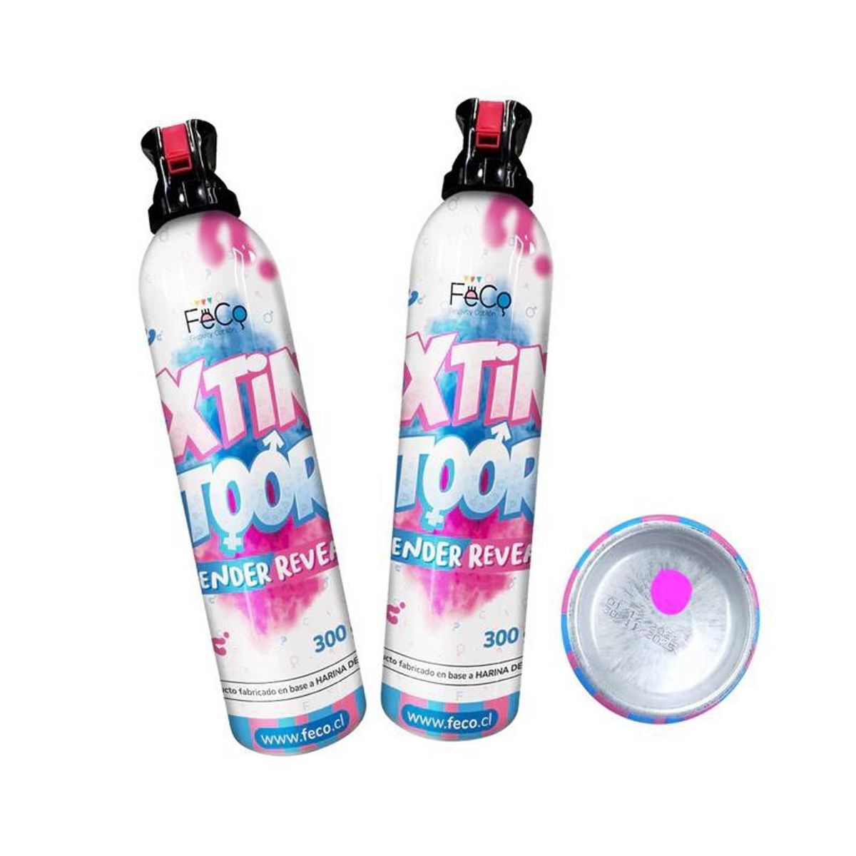 GENERICO - Extintor De Humo Revelacion Gender Reveal NIÑA - ROSA