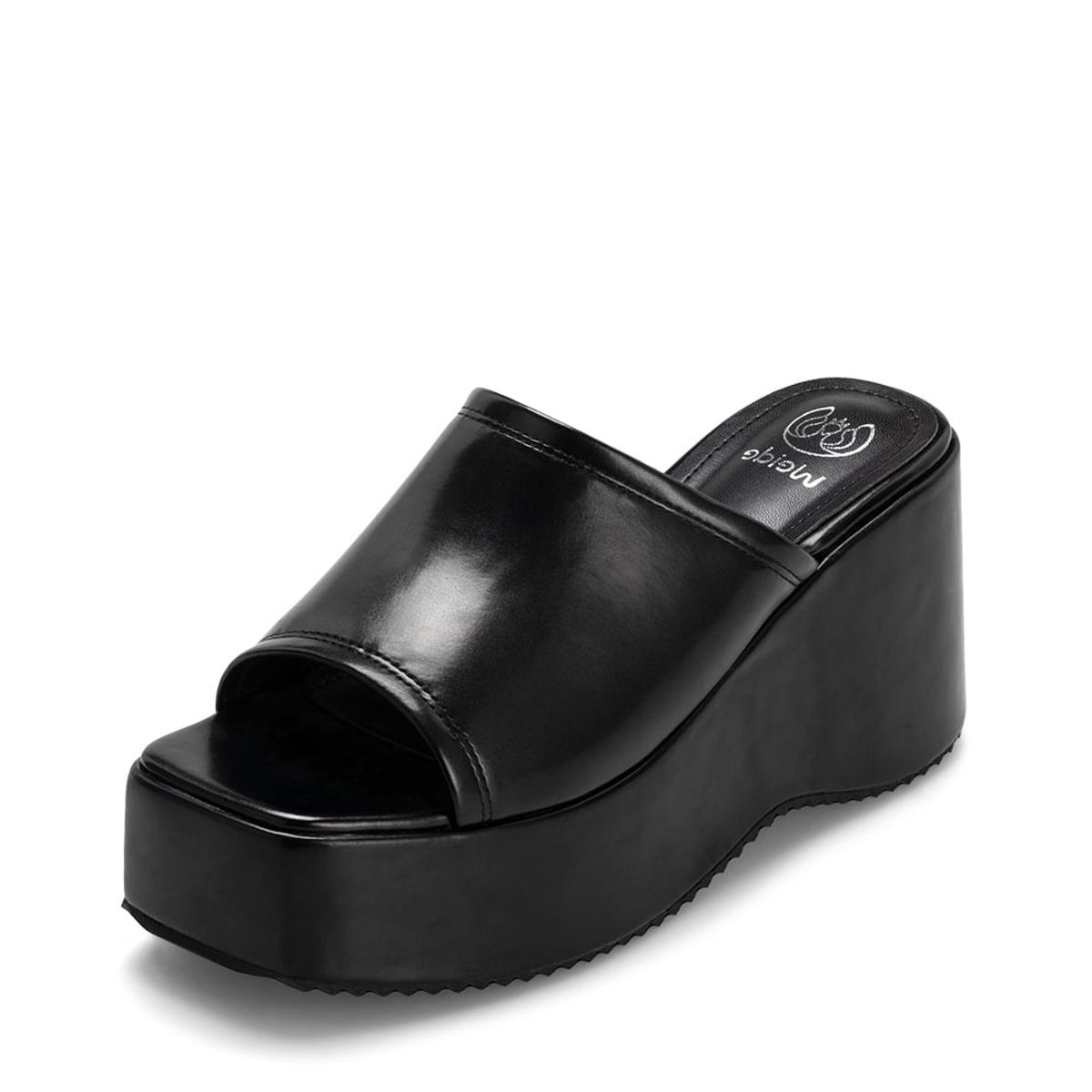 WEIDE - Sandalia Plataforma Negro Casual LT103 Weide