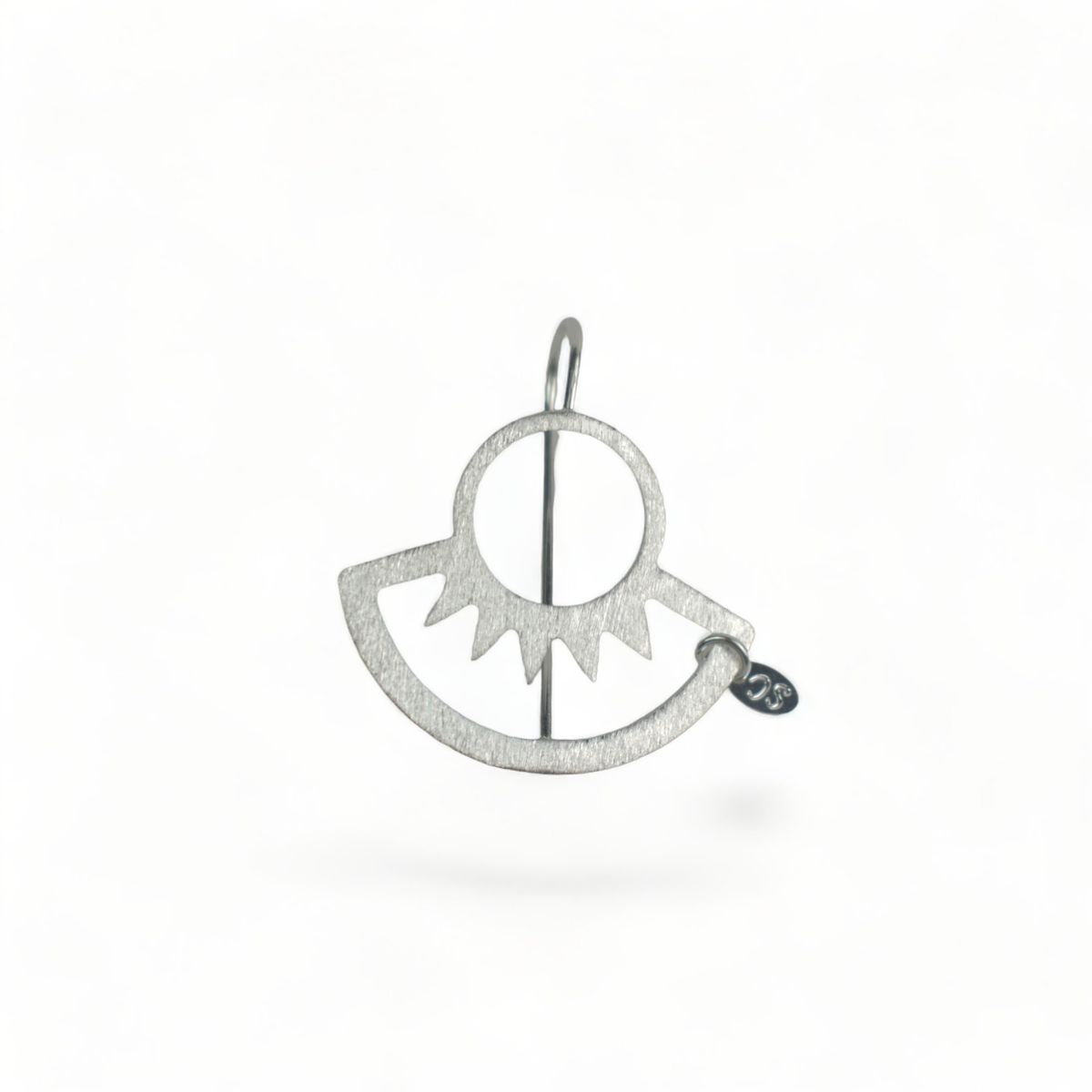 GENERICO - Aro Cultura Mapuche Peltre Baño De Plata