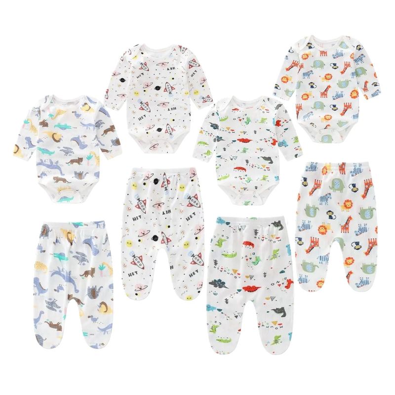 JUMP KIDS - Conjunto 2 Piezas Pantalón Body Niño Recién Nacido Jump Kids Surtido