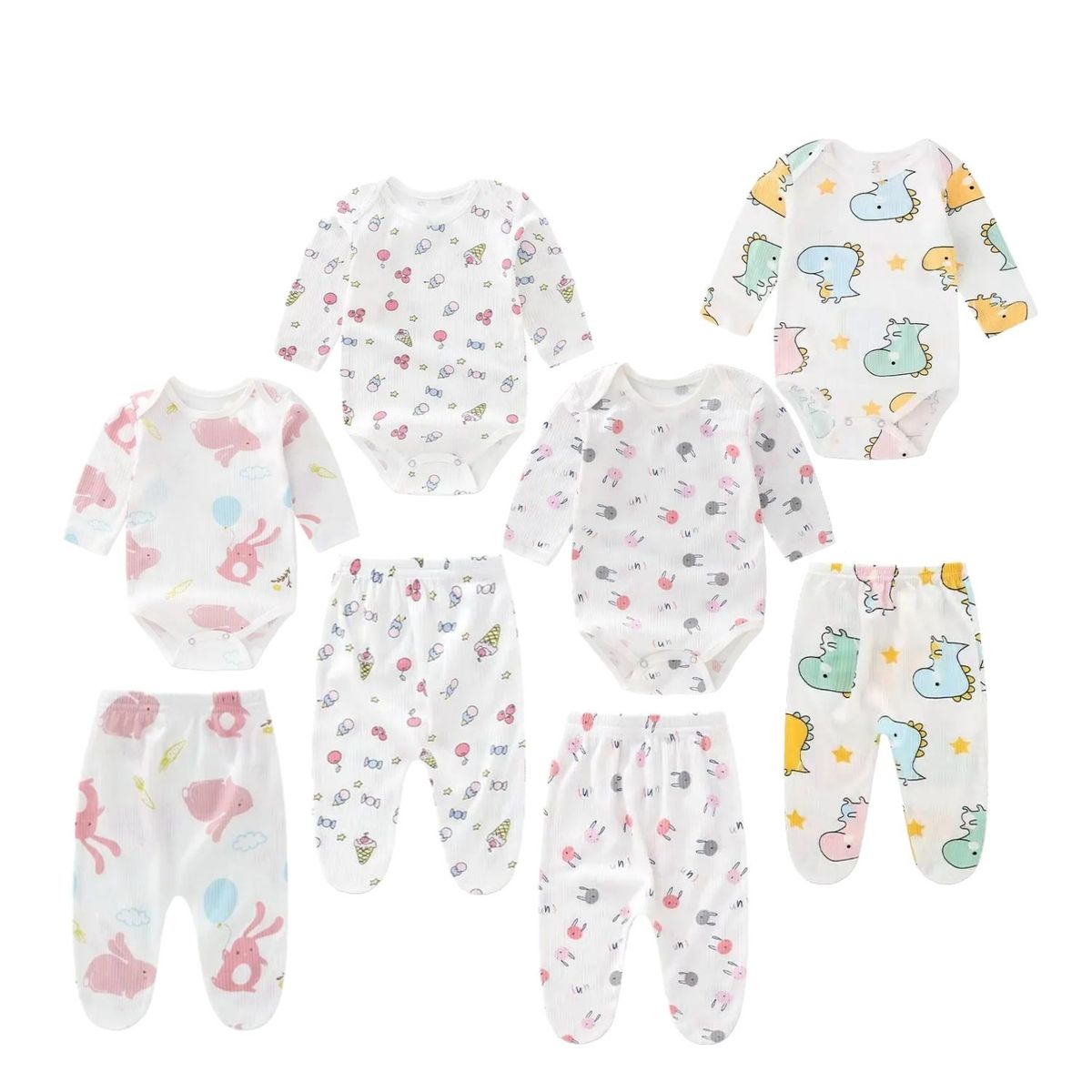 JUMP KIDS - Conjunto 2 Piezas Pantalón Body Niña Recién Nacido Jump Kids Surtido