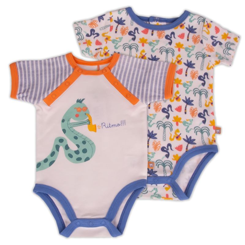 PILLIN - Set 2 pzas Body Bebe Niño Multicolor Pillin PILLIN