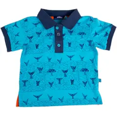 PILLIN - Polera Bebe Niño Turquesa