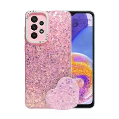 GENERICO - CARCASA PARA SAMSUNG A23 GLITTER INCLUYE POP SOCKET