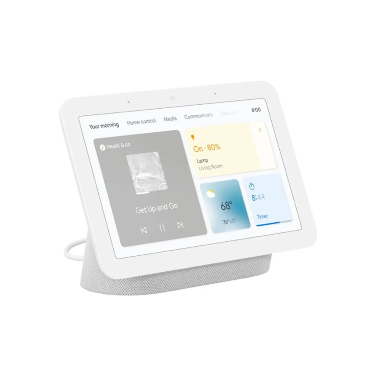 GOOGLE - Pantalla Inteligente 7” Google Nest Home Hub 2da Generación - Gris
