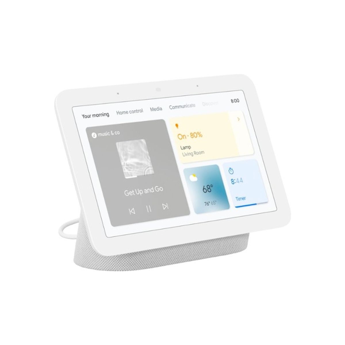 GOOGLE - Pantalla Inteligente 7” Google Nest Home Hub 2da Generación - Gris