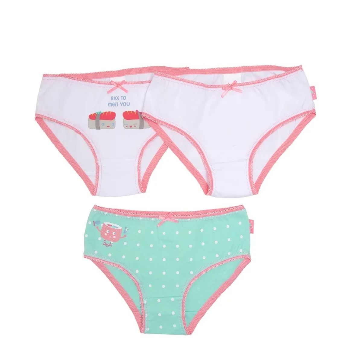 PILLIN - Pack 3 Cuadros Algodón Verano Niña Multicolor PILLIN